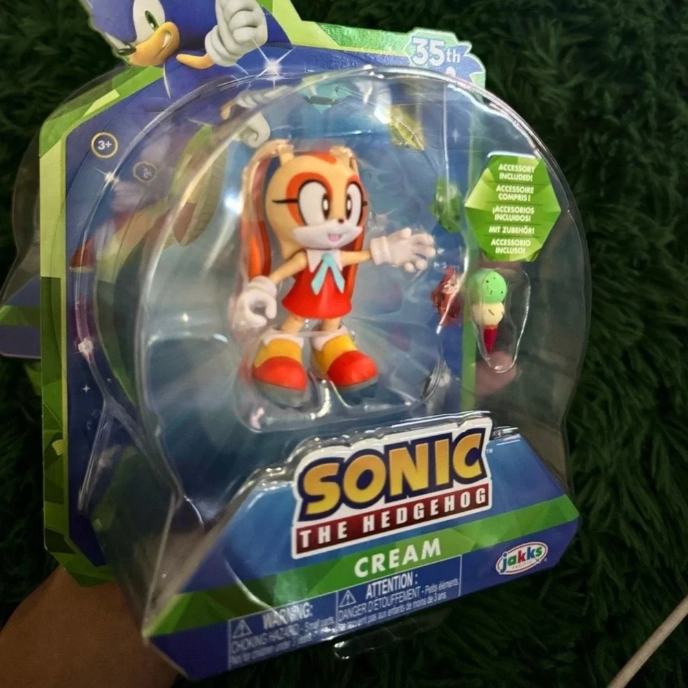 1 Cream 4' Figure Sonic The Hedgehog 35th Anniversary Jakks Pacific